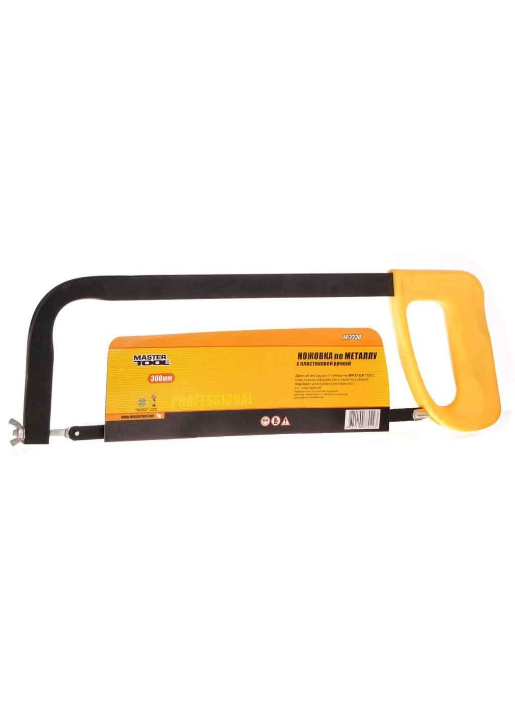 Ножівка по металу (пл. ручка) 14-2230 ТМ MASTER TOOL Mastertool (305204255)