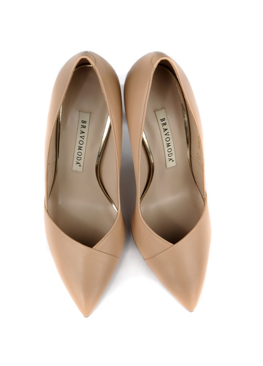 Bravo Moda ТУФЛИ ЛОДЧИКИ 1305/BEZ 107 бежевый з натуральная кожа, польша — лето (295288297)