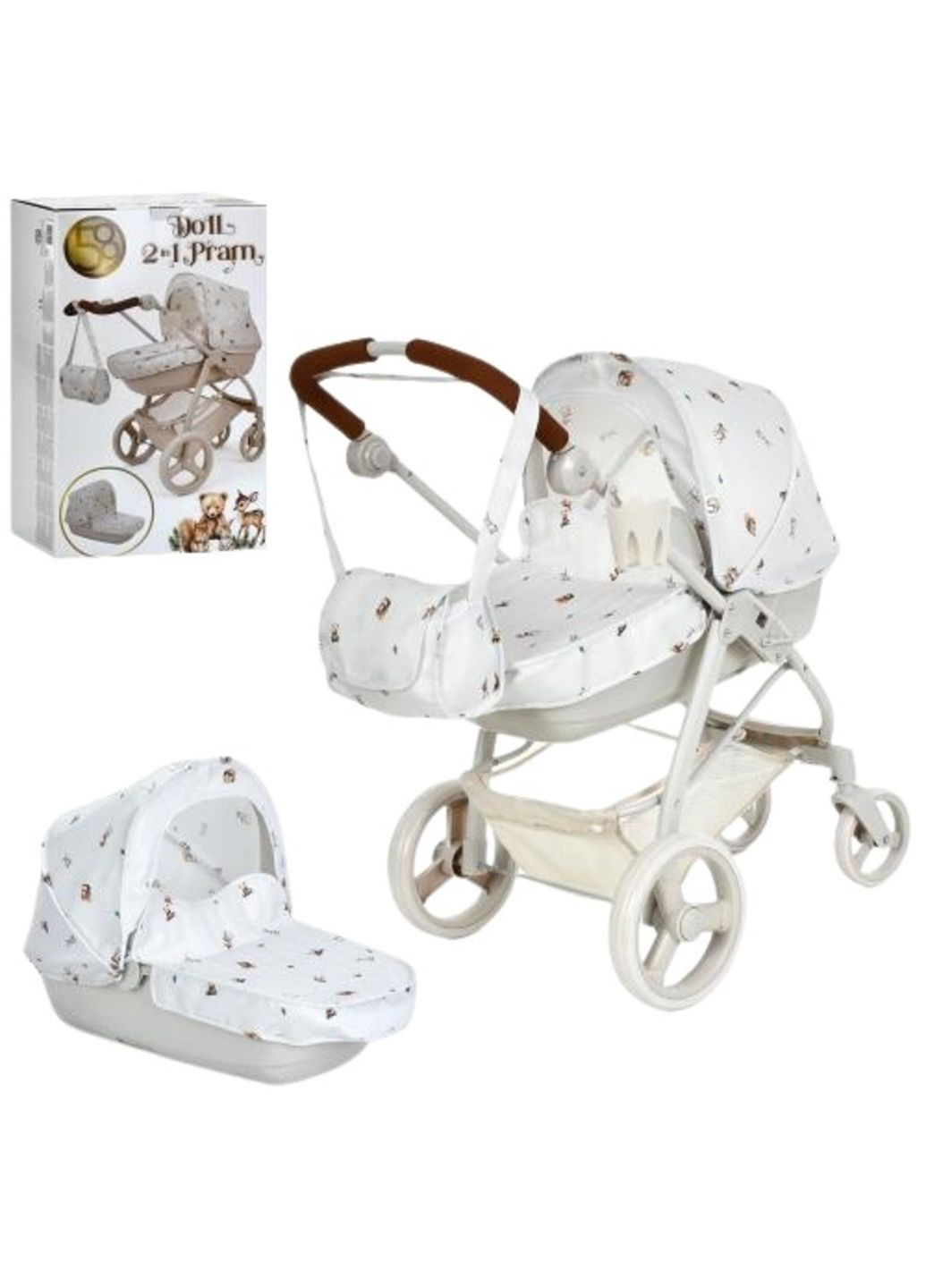 Детская игрушечная коляска для пупса T726051 2в1 Metr+ (360999438)