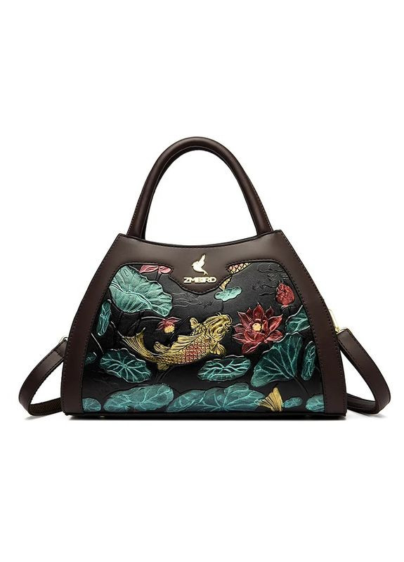 Сумка жіноча у китайському стилі Traden Brown Italian Bags (291124704)