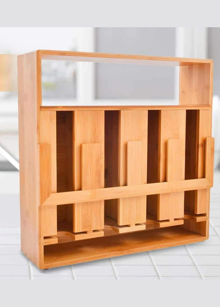 Органайзер для чайних пакетиків з дерева Ейвон каррі (ЧАЙ-000203) No Brand (327848788)