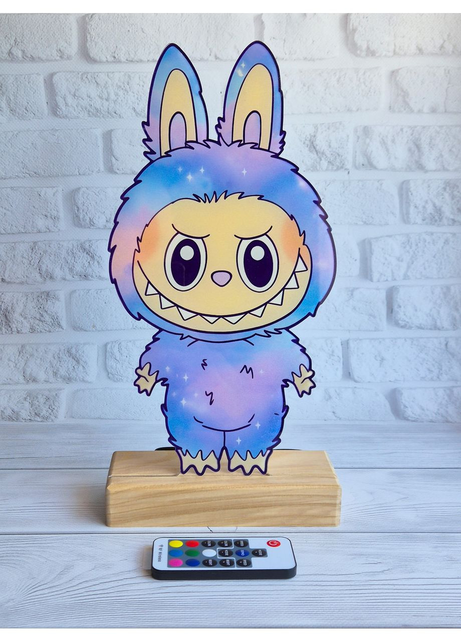 Детский ночник с регулировкой подсветки Лабубу на светлой подставке (дизайн 2) CASE CONTROL (356125338)