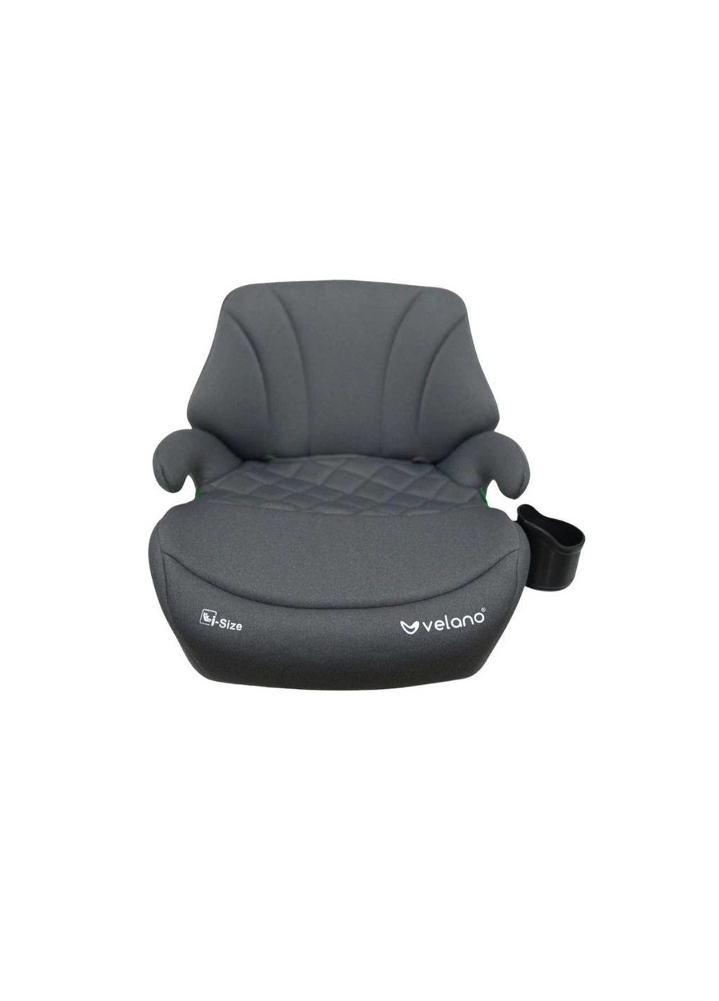 Бустер Gravo i-Size 125–150 см, ISOFIX + подстаканник, grey Velano (391076447)