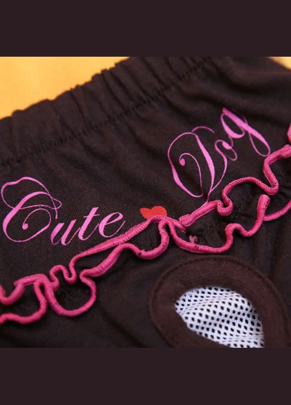 Трусы гигиенические для течки у собак черный кофе L No Brand (299840084)