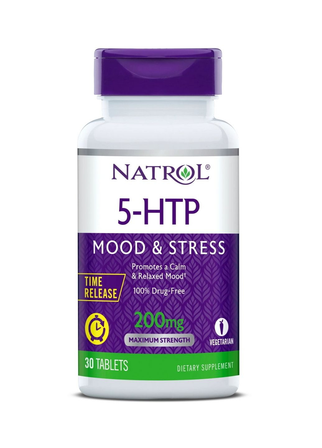 Амінокислота 5-HTP 200 mg T/R, 30 таблеток Natrol (293420890)