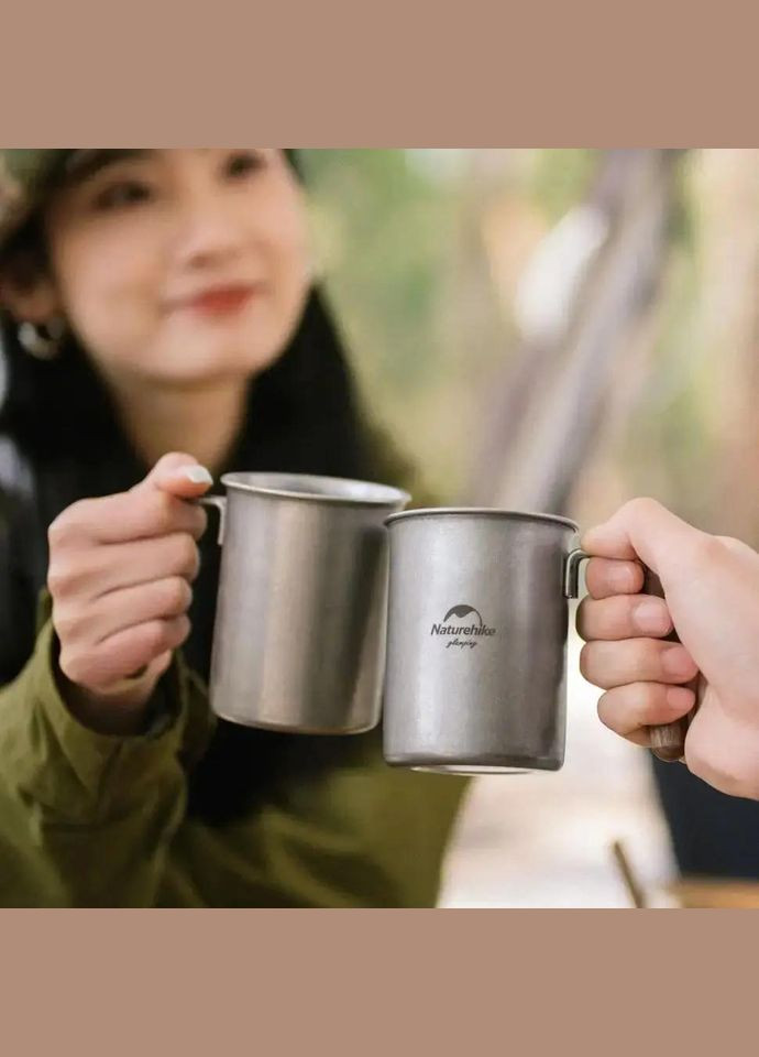 Кружка з дерев’яної ручкою NH21SJ001 350мл Naturehike (316437145)