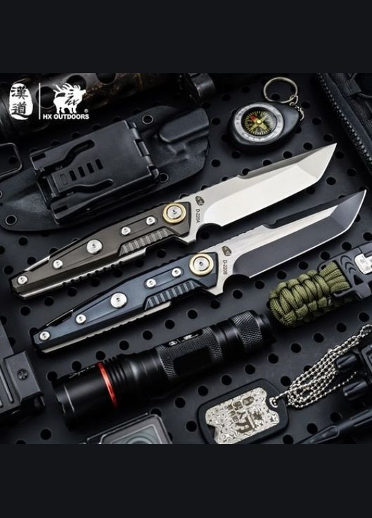 Нож туристический HX Outdoors Heavy Armor Tactical Straight Knife Black (D220A) Xiaomi (279554006)
