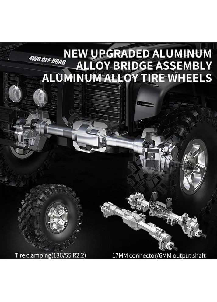 Радиоуправляемая машина Hyper Go H8H+ Defender 1:8 Brushless Crawler (Black) MJX (356494115)