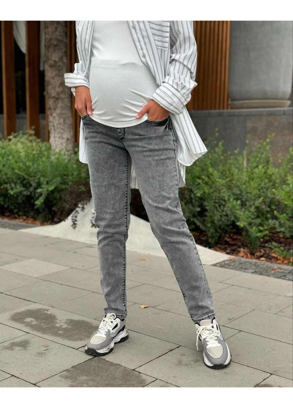 Джинси мом для вагітних No Brand - (367984515)