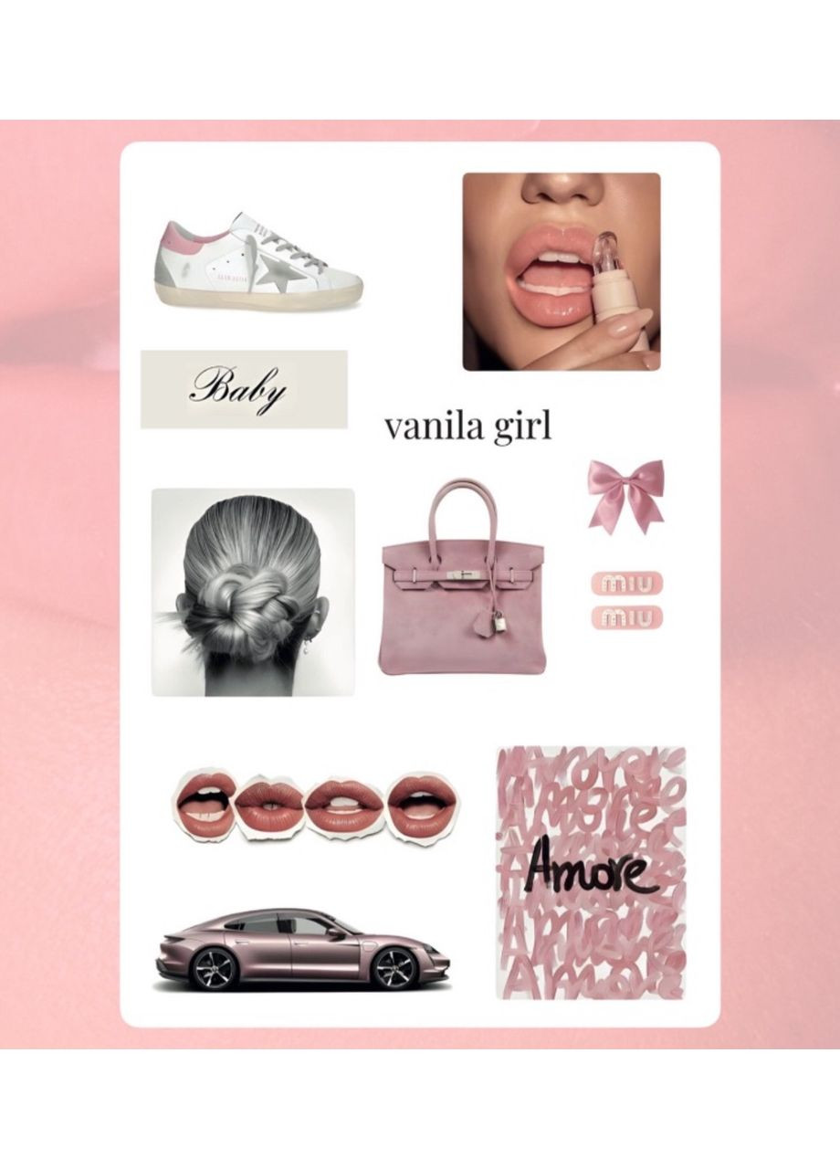 3D Объемные наклейки PINK AMORE Набор 10 шт Stiker Pack наклейки стикеры на телефон ноутбук смартфон iPhone Samsung Xiaomi Pixel Smart (369388080)