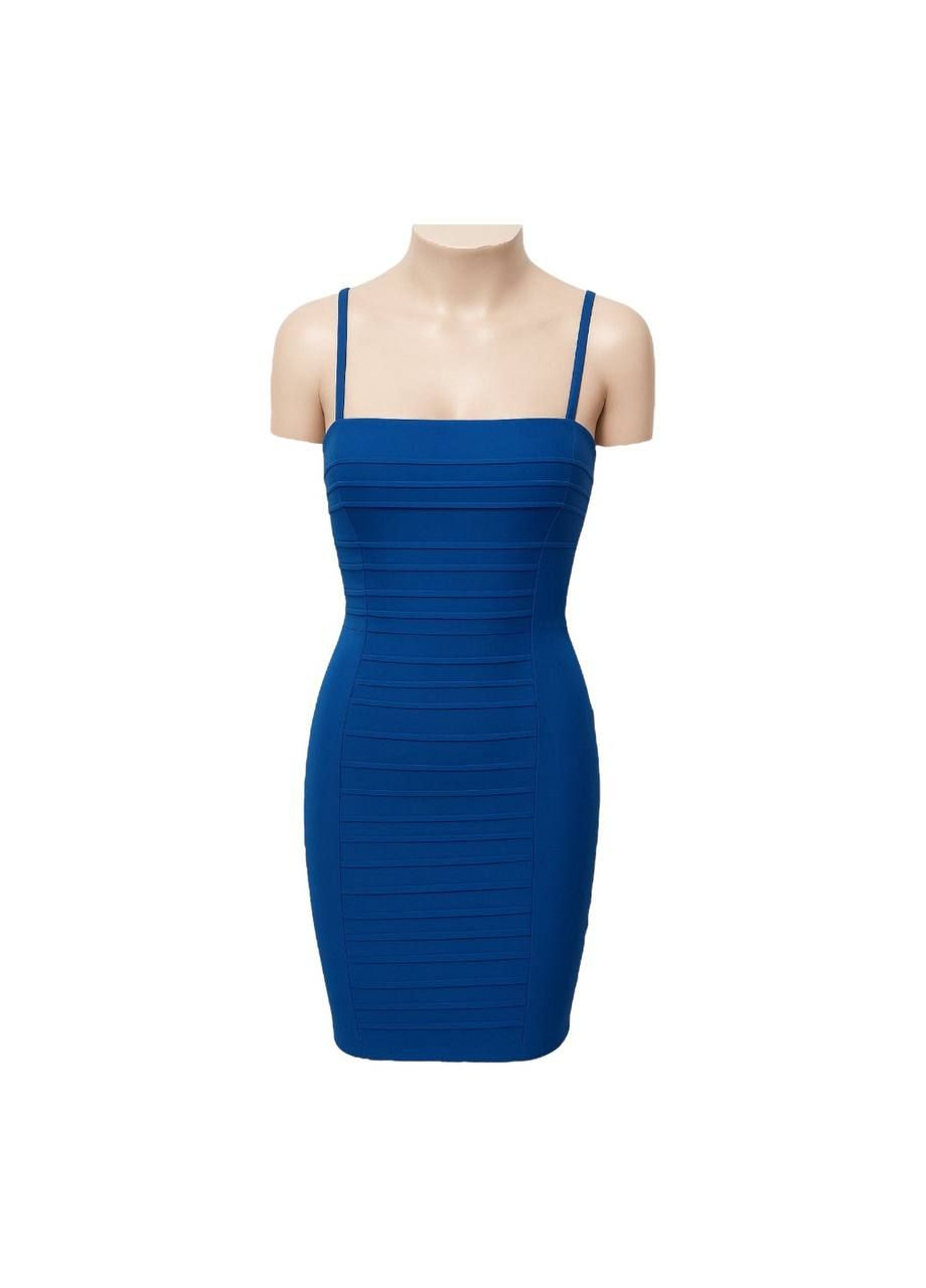 Синее повседневный платье синий Silvian Heach однотонное