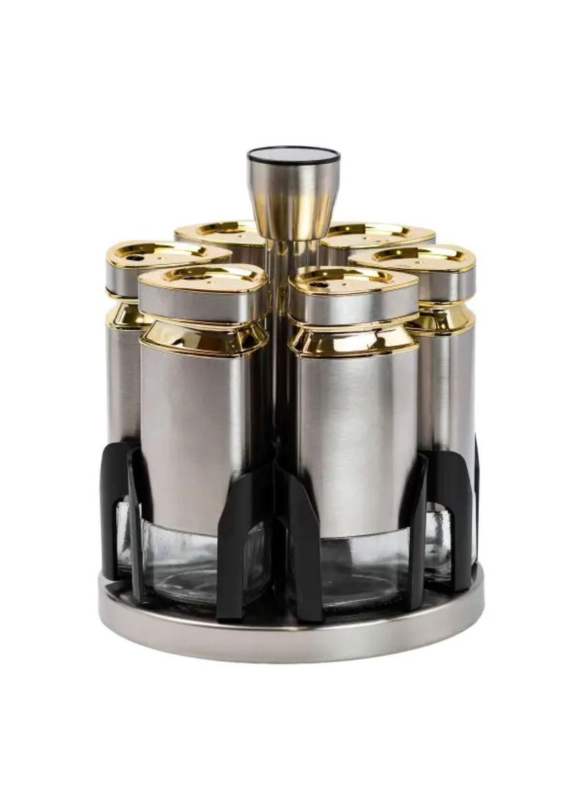 Набор емкостей для специй на подставке 6 баночек по 120 мл HP1326 TS Kitchen (368767521)