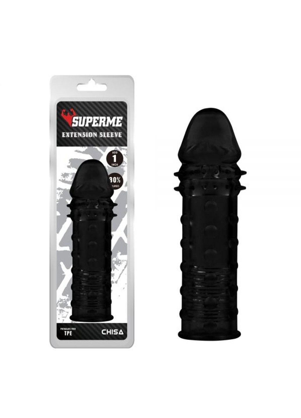 Насадка Superme extensio Black, Розмір упаковки: 29*9*5 см Chisa (290667295)