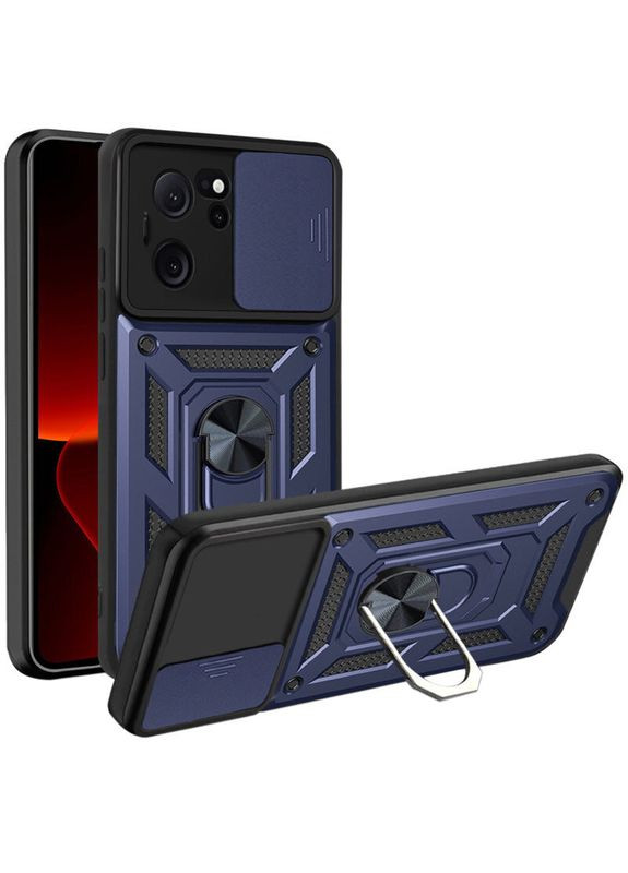 Ударостійкий чохол Camshield Serge Ring для Xiaomi 13T / 13T Pro Blue No Brand (340064140)