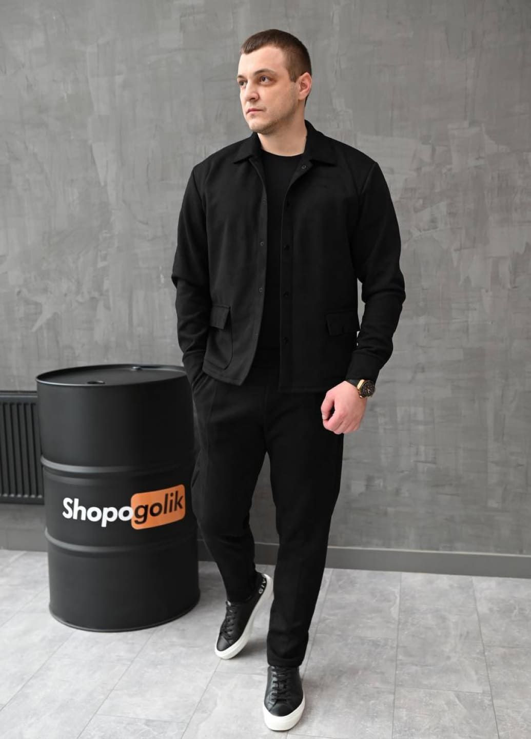 Черный деловой костюм ShopnGo