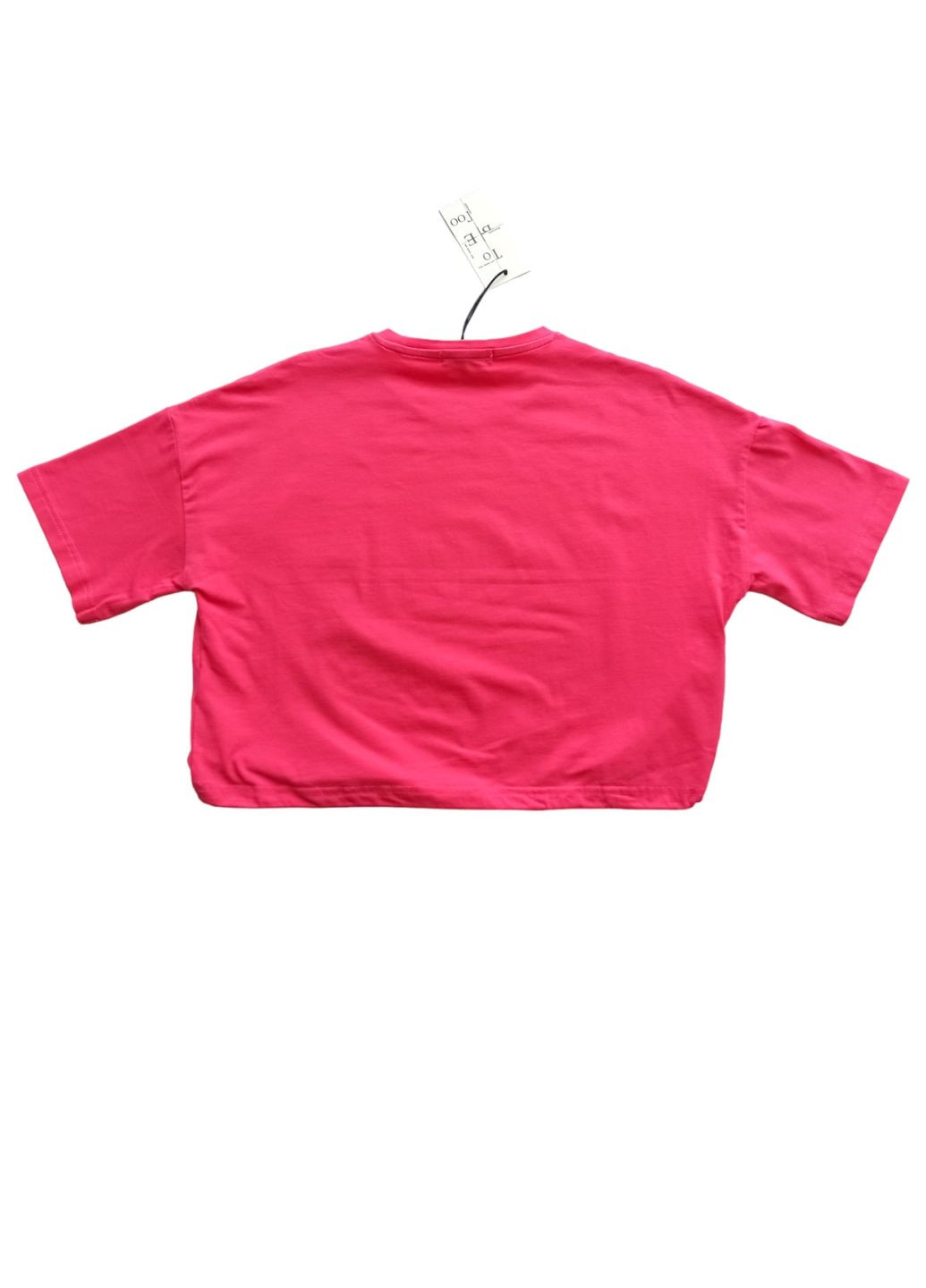 Фуксиновая летняя футболка для девушки tbt834 фуксия To Be Too