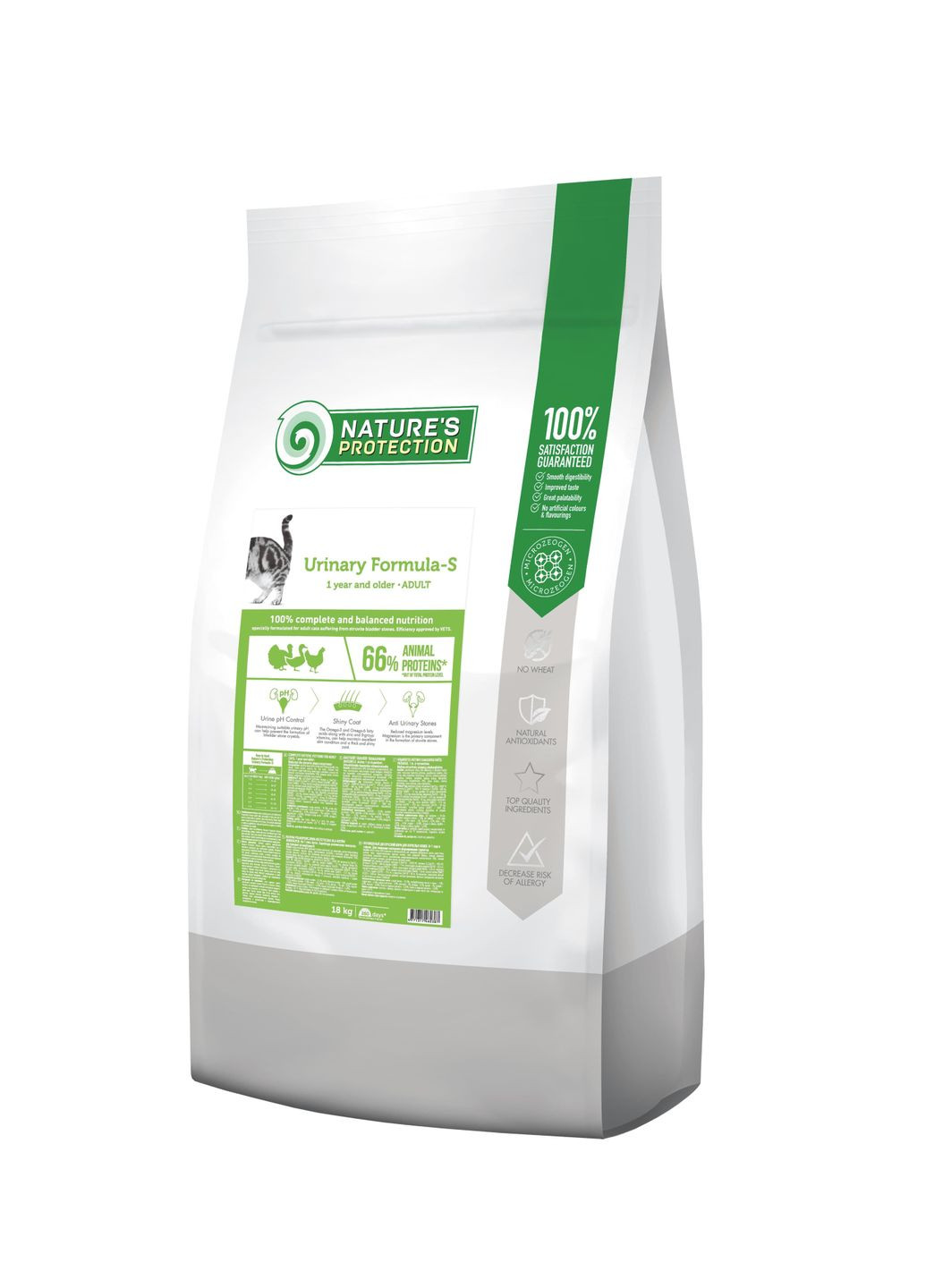 Сухой корм для кошек Urinary FormulaS Adult 18 кг (NPB46038) (4771317460387) Nature's Protection (279566809)