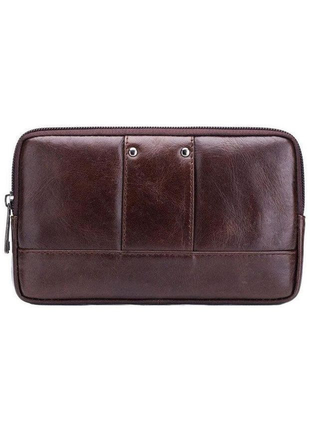 Сумка чоловіча шкіряна на ремінь месенджер в дорогу для документів чохол для телефону сумочка на пояс BULL (332768935)