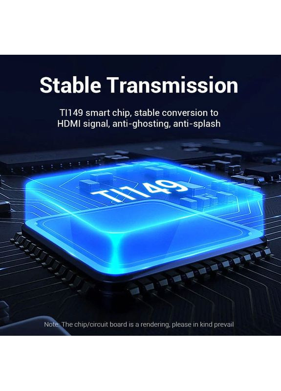 Кабель mini DisplayPort - HDMI v1.2 1.5 м. Black (HAHBG) Vention (323118738)