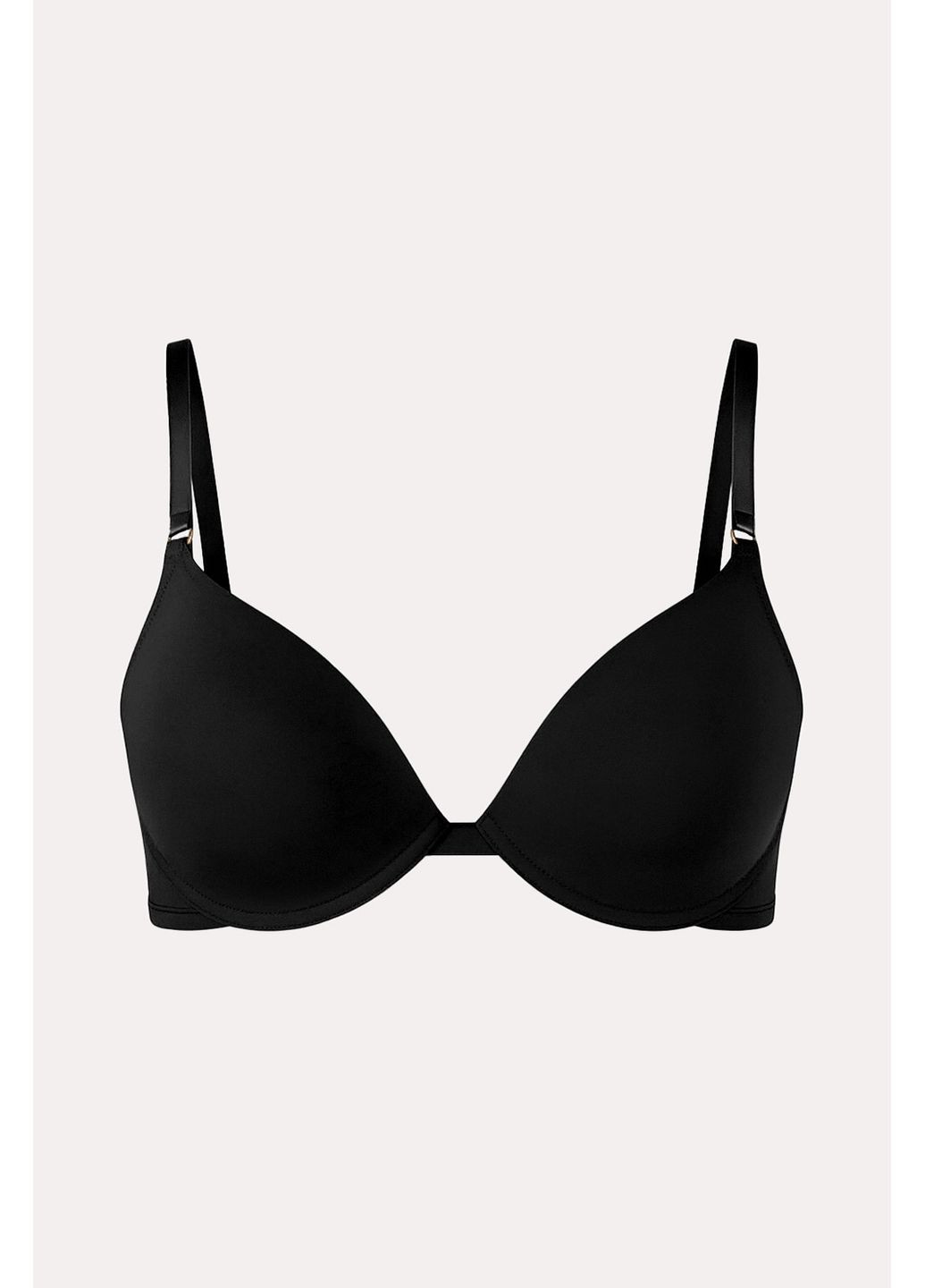 Чорний базовий бюстгалтер, колір чорний, розмір 75 b Kom