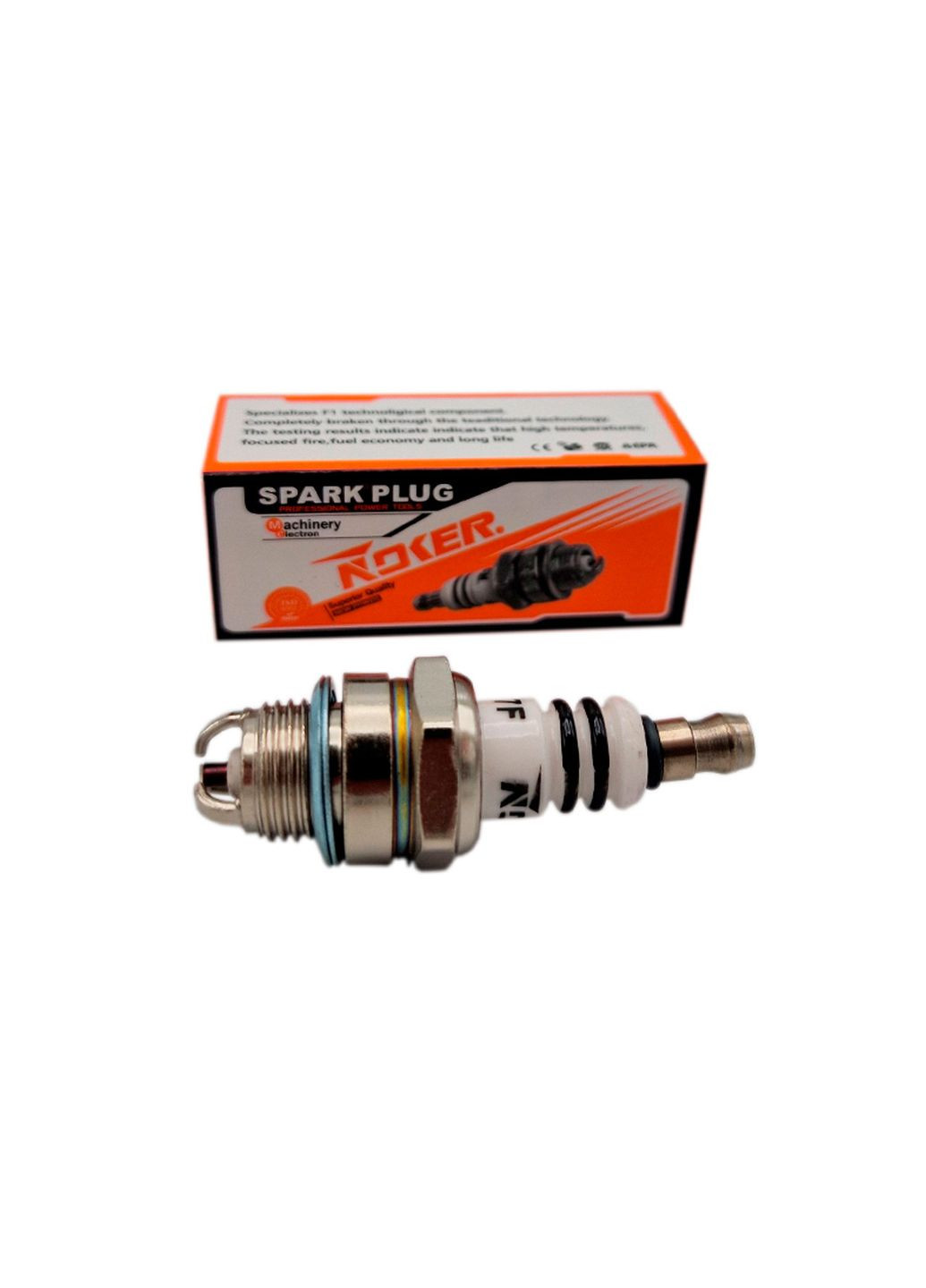 Свеча зажигания Noker 2Т 3 контактная для бензоинструмента и мототехники No Brand (349513946)