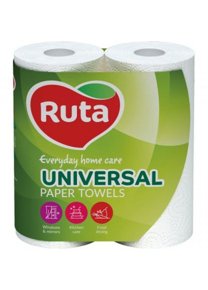Паперовий рушник Ruta universal 2 слоя 2 шт. (268139404)