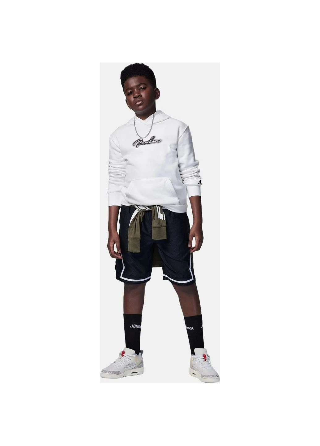 Худи подростковое белое 95D607-782 Nike JORDAN MVP FLEECE (397844469)