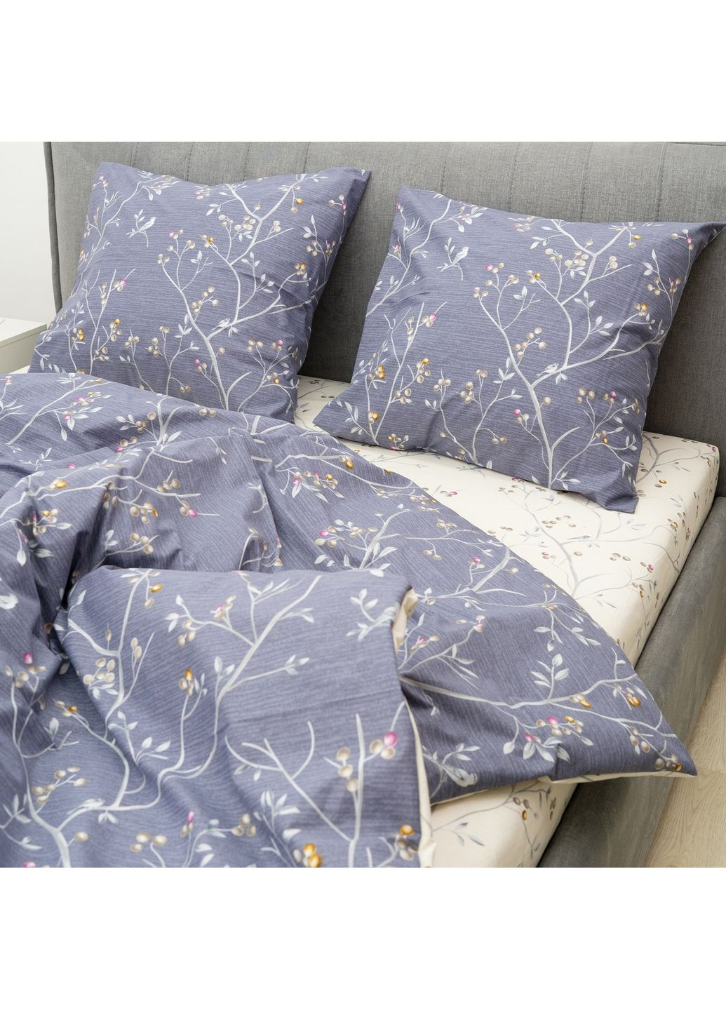 Комплект постельного белья двойной ранфорс Viluta 25354-dv-r (366447996)