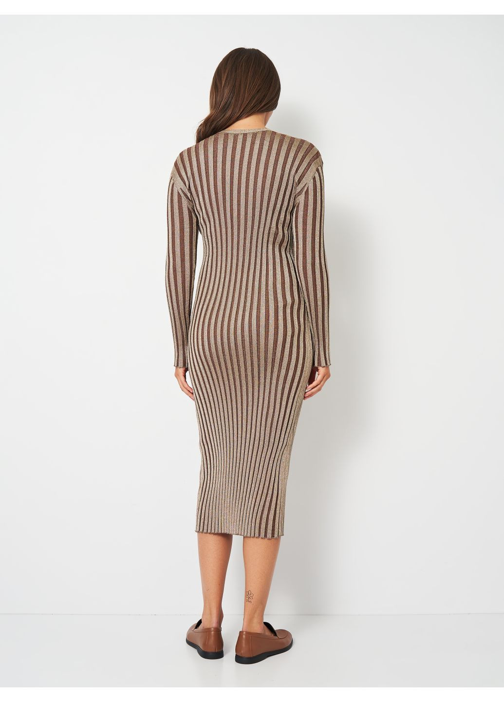 Коричнева кежуал сукня Primark однотонна