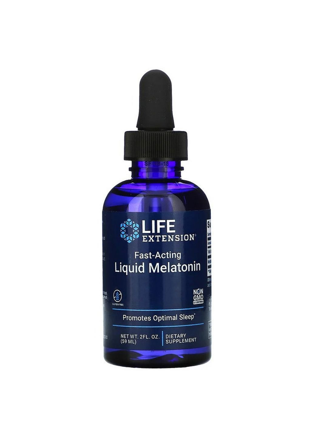 Натуральна добавка Fast-Acting Liquid Melatonin, 59 мл Цитрус-ваніль Life Extension (293342109)