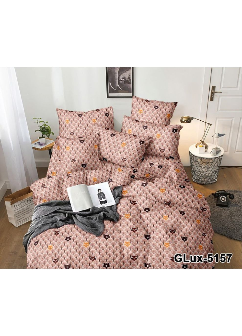 Постільна білизна Строкатий ліс, бязь Двоспальний Комфорт-текстиль (354823592)