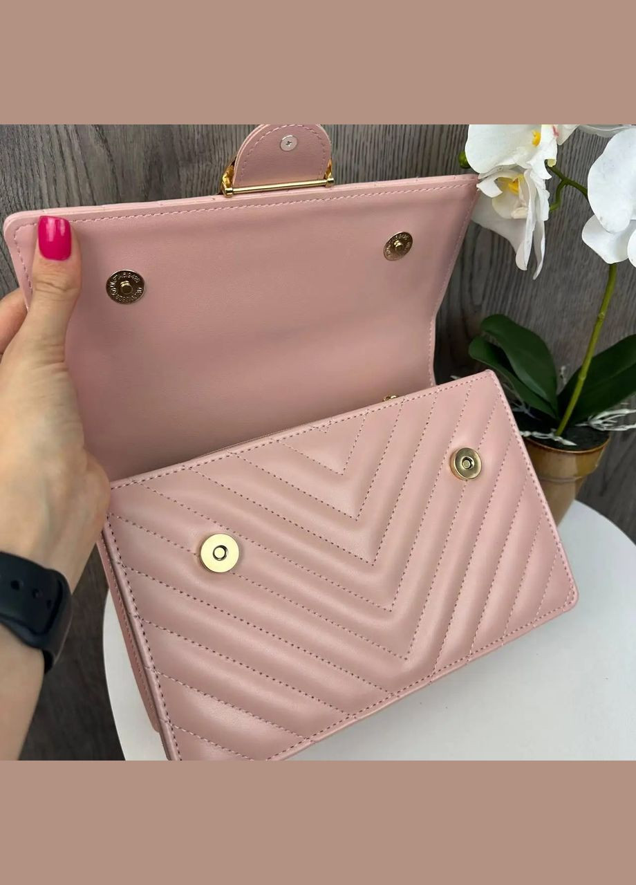 Жіноча сумочка клатч Рожевий (1198ДКр) No Brand сумка (341085583)