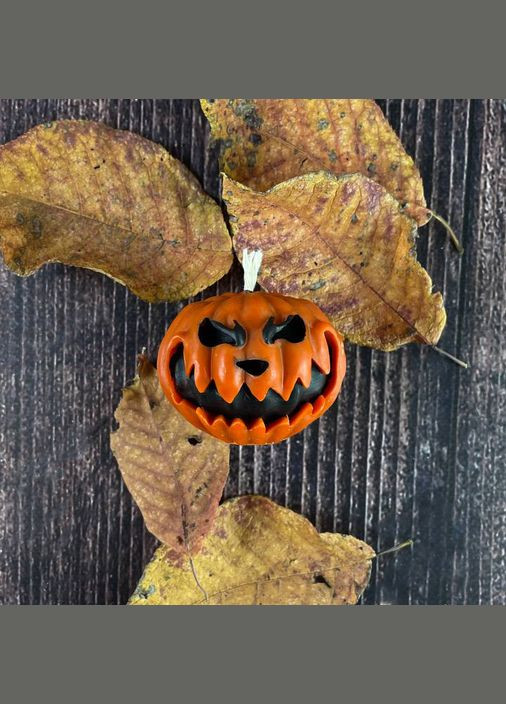 Восковая оранжевая свеча - Злая тыква 5Candles (322244400)