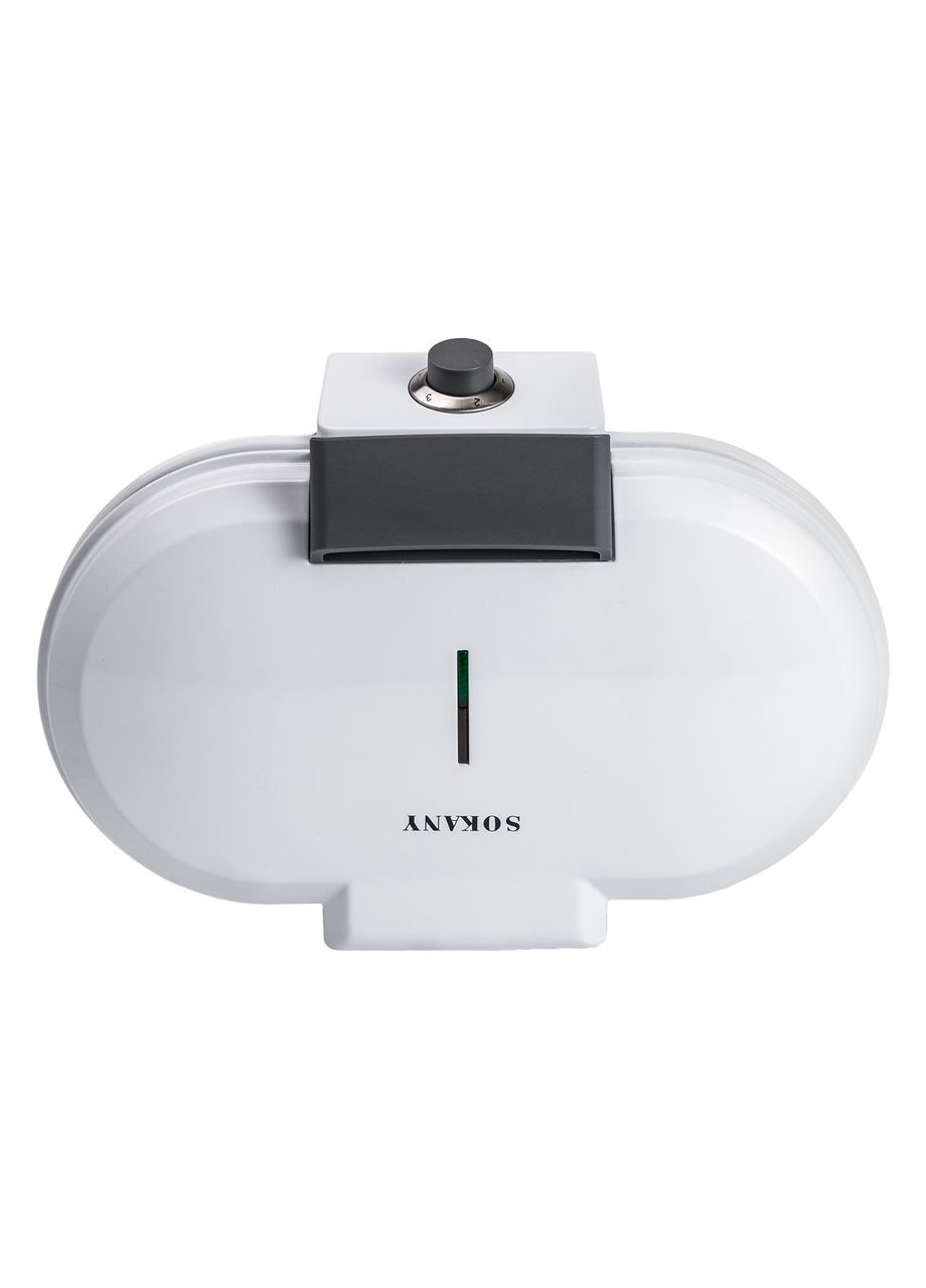 Вафельниця для бельгійських вафель 1200 Вт універсальна електровафельниця KJ-510 Sokany (353505377)