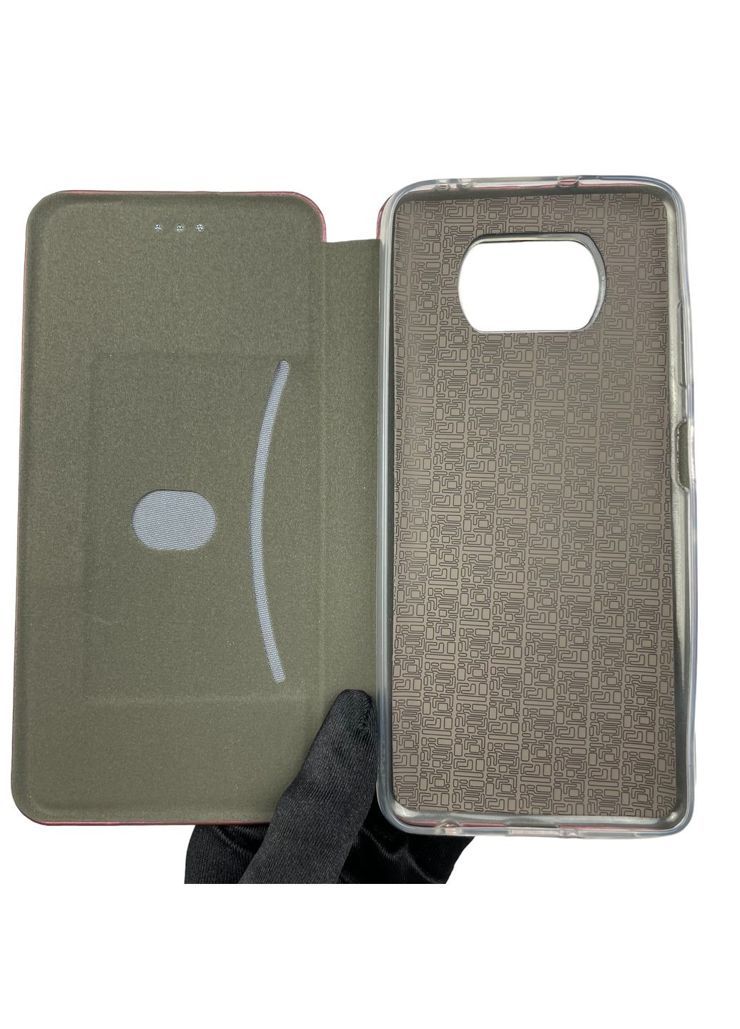 Чехол-книжка для Poco X3 Pro с подставкой на сяоми поко х3 про бордовая gd1 Xiaomi (366020547)