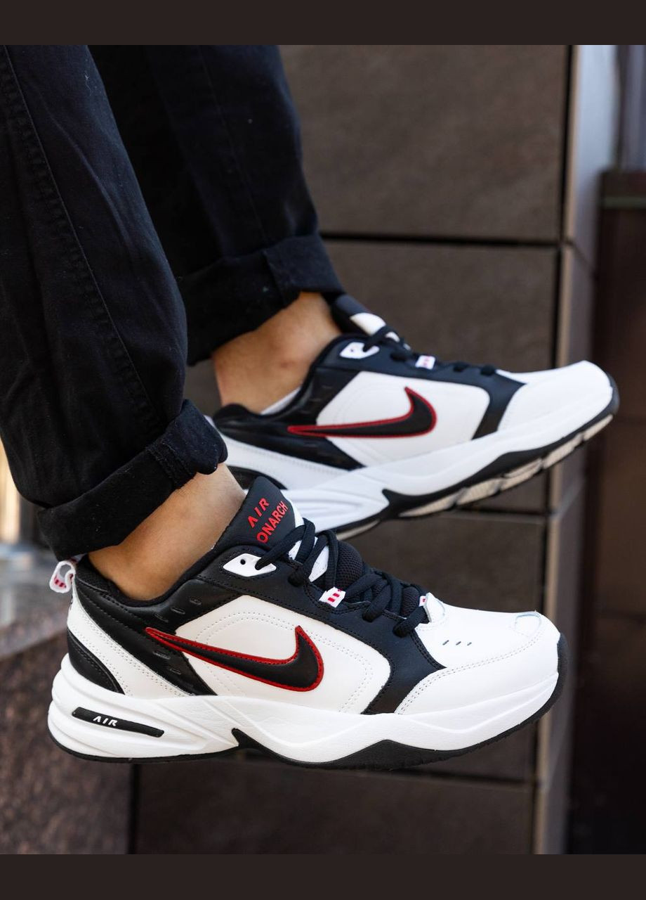 Черно-белые демисезонные кроссовки мужские No Brand