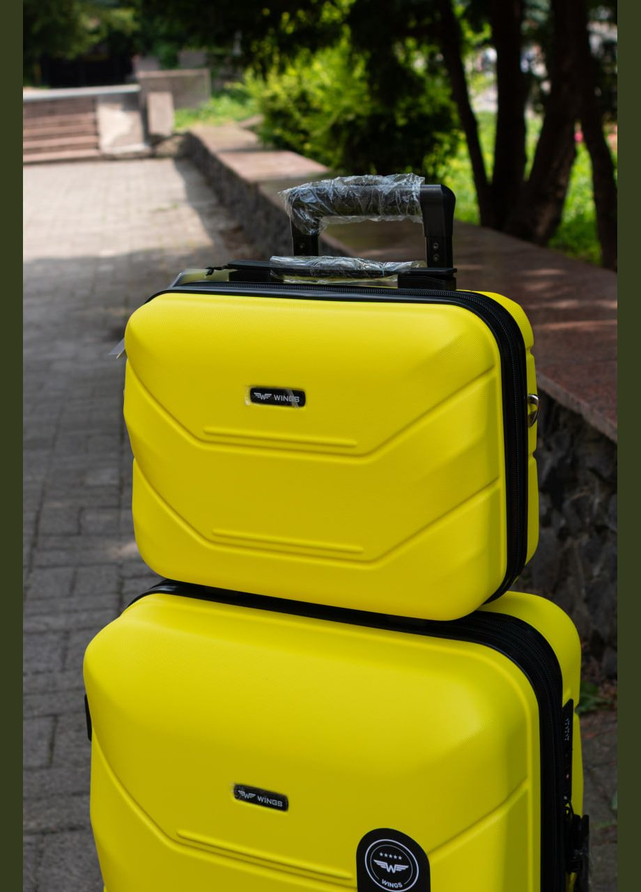 Кейс на валізу пластиковий, колір шампань Wings 148 (347147033)