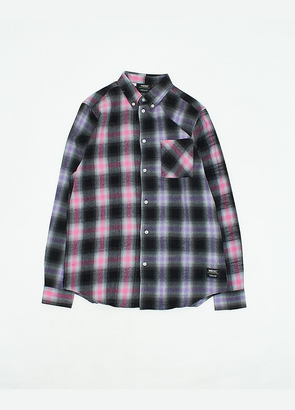 Сорочка демісезон,чорний-бузковий, Wesc (269370383)