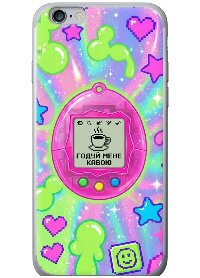 2D пластиковий чохол 'Y2K Aesthetic Retro Pet: Годуй мене кавою' для Endorphone Apple iPhone 6 Plus (381994519)