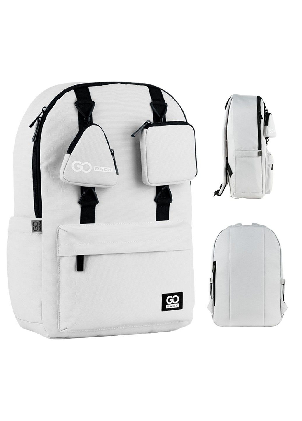 Рюкзак Education Teens 178 серый GoPack (335401529)