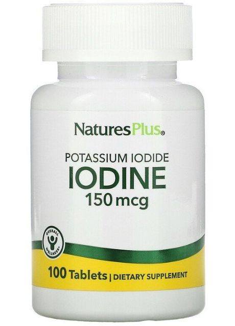Йод Potassium Iodide 150 мкг 100 таблеток Nature's Plus (357339932)