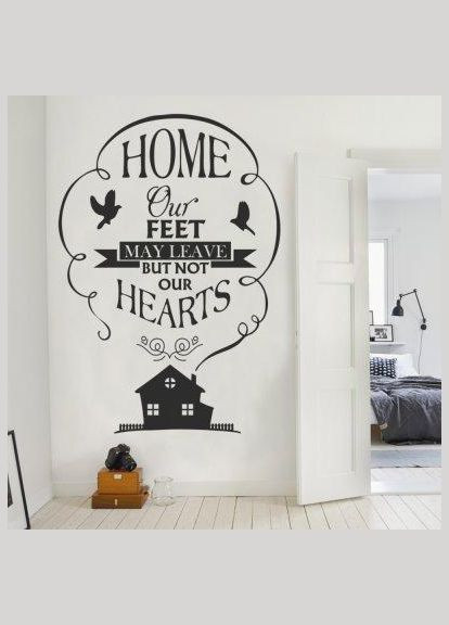 Вінілова інтер'єрна на стіну та шпалери «Наш дім» з оракала Кавун наклейка (316189929)