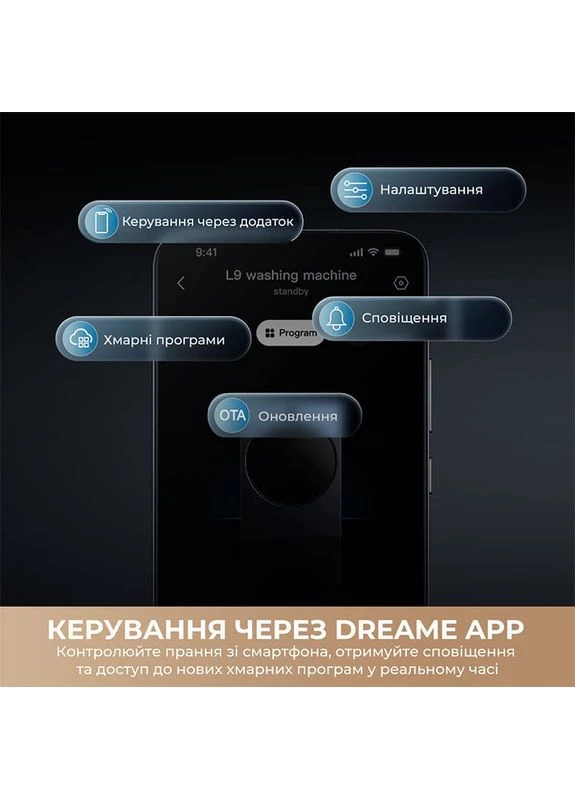 Стиральная машина L9 (DWF11L90TA) Dreame (391818389)
