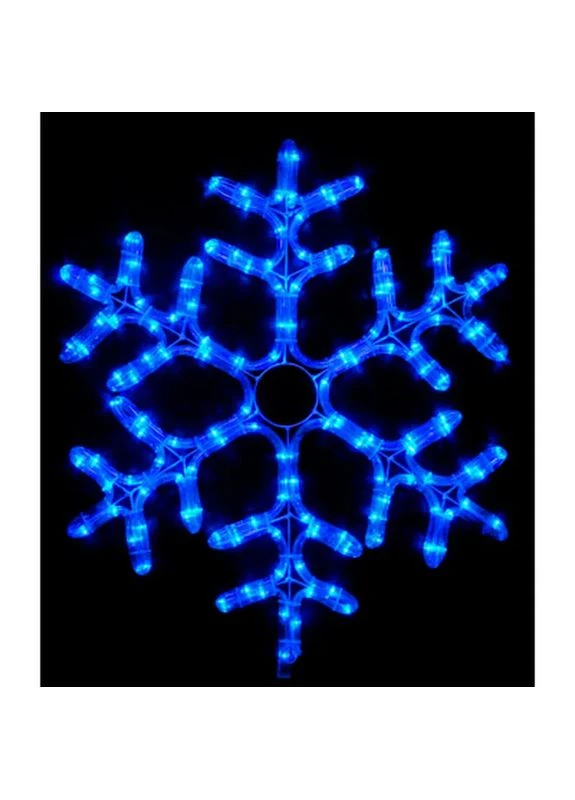 Гірлянда Motif flash Snowflake 55 см синій IP44 EN (90012964) Delux (396906043)