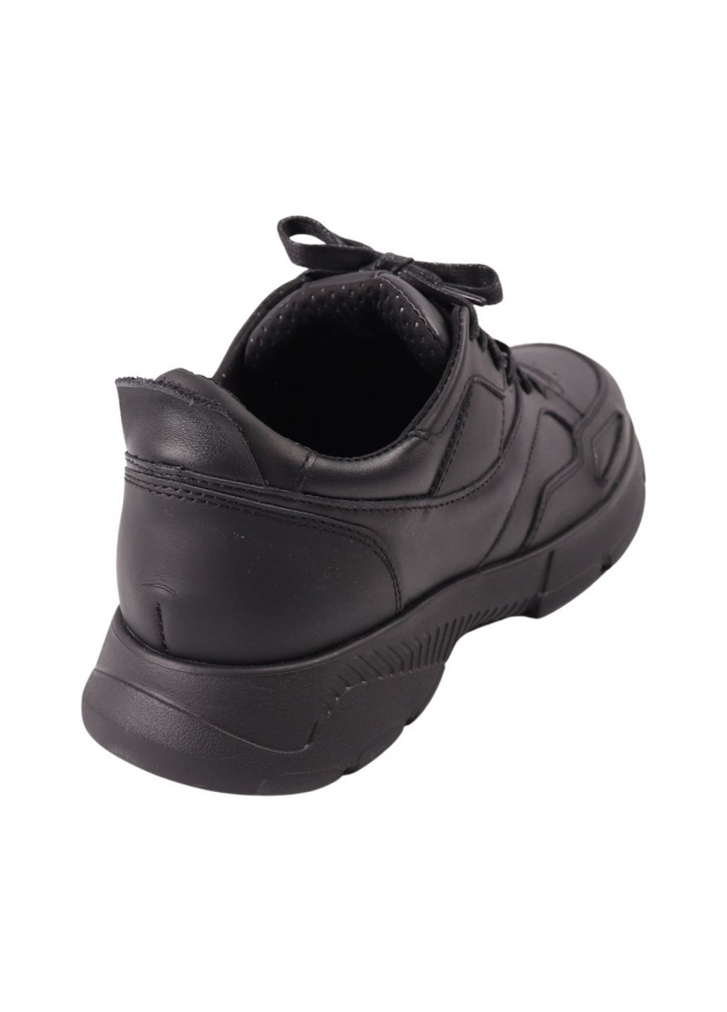 Черные кроссовки мужские черные натуральная кожа Vadrus 543-24DTS