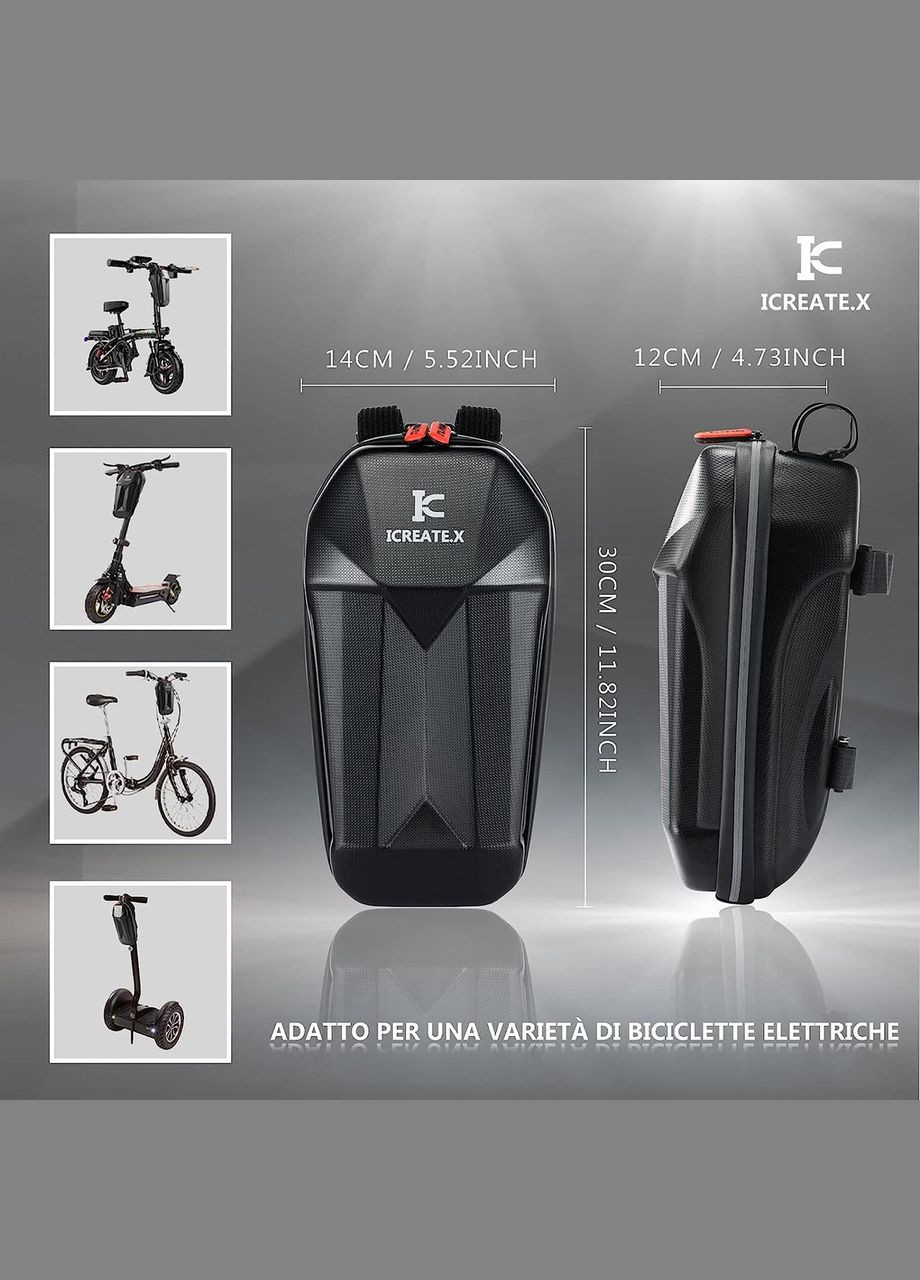 Сумка для електроскутера водонепроникна для M365 PRO Sedway Ninebot E ES1/ES2/ES3 та ін. ICREATE.X (301854254)
