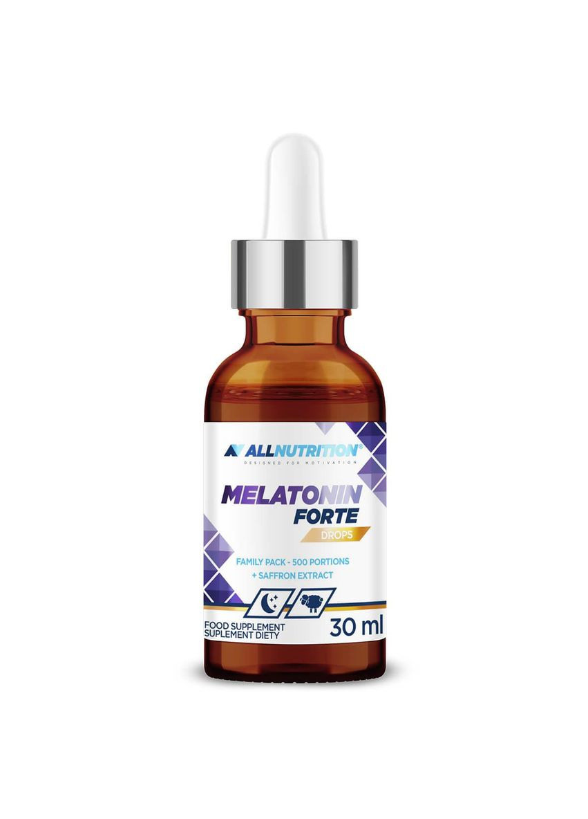 Мелатонин жидкий Liquid Melatonin Forte Drops 30 мл (500 порц.) Allnutrition (365806787)