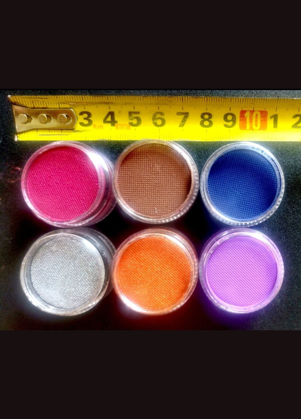 Аквагрим перламутровий 6 шт 10 грамів баночка Papa Kiss (302242780)