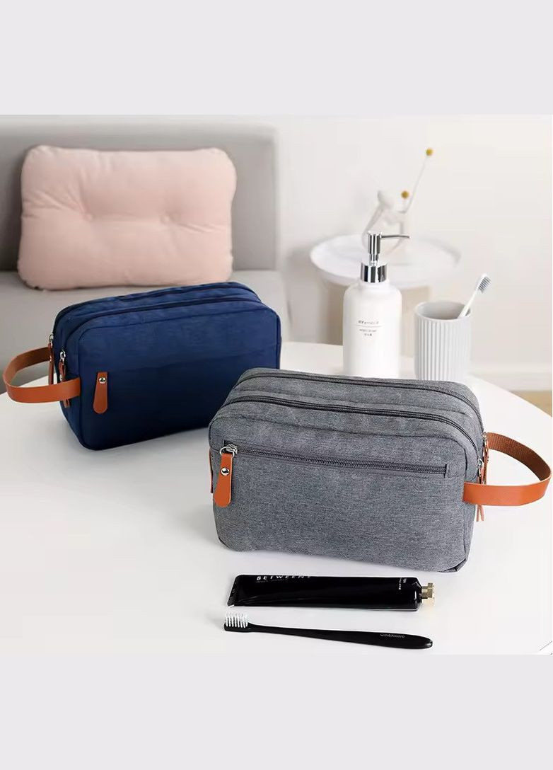 Дорожня сумка для туалетного приладдя косметичка для подорожей органайзер Blue KT6001153 Solve (305743413)