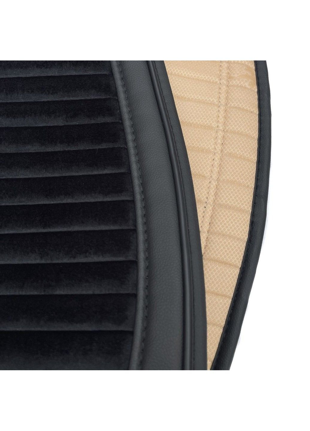 Накидки для передних сидений Алькантара Palermo Premium Черные Красный кант 2 шт S4C (338624738)